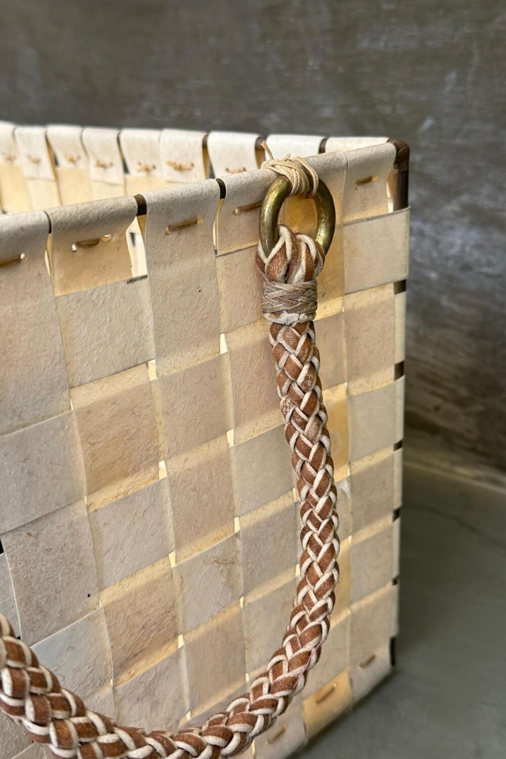 Rectangular Braided Basket Grande Claro