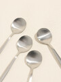 Cuchara De Té Fiordo, Set 4 Un. Plateado Color Unico