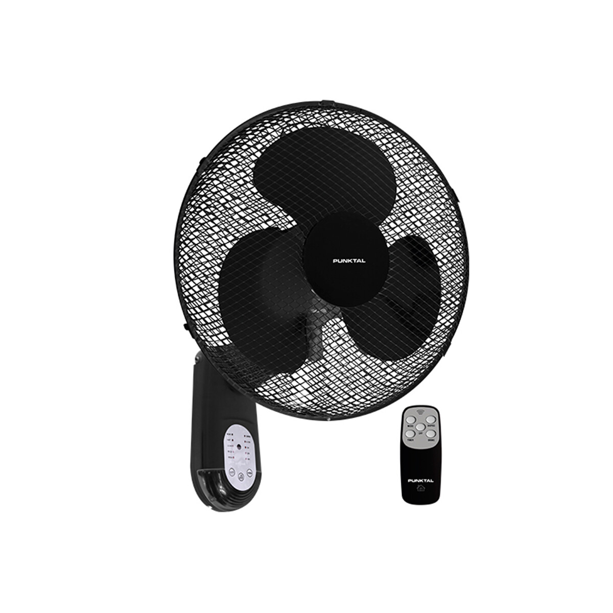 Ventilador De Pared Con Control Remoto Punktal Pk422pc 