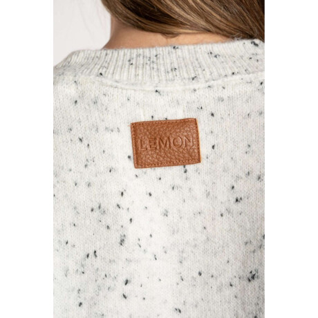 Sweater Bouttonne Gris Melange