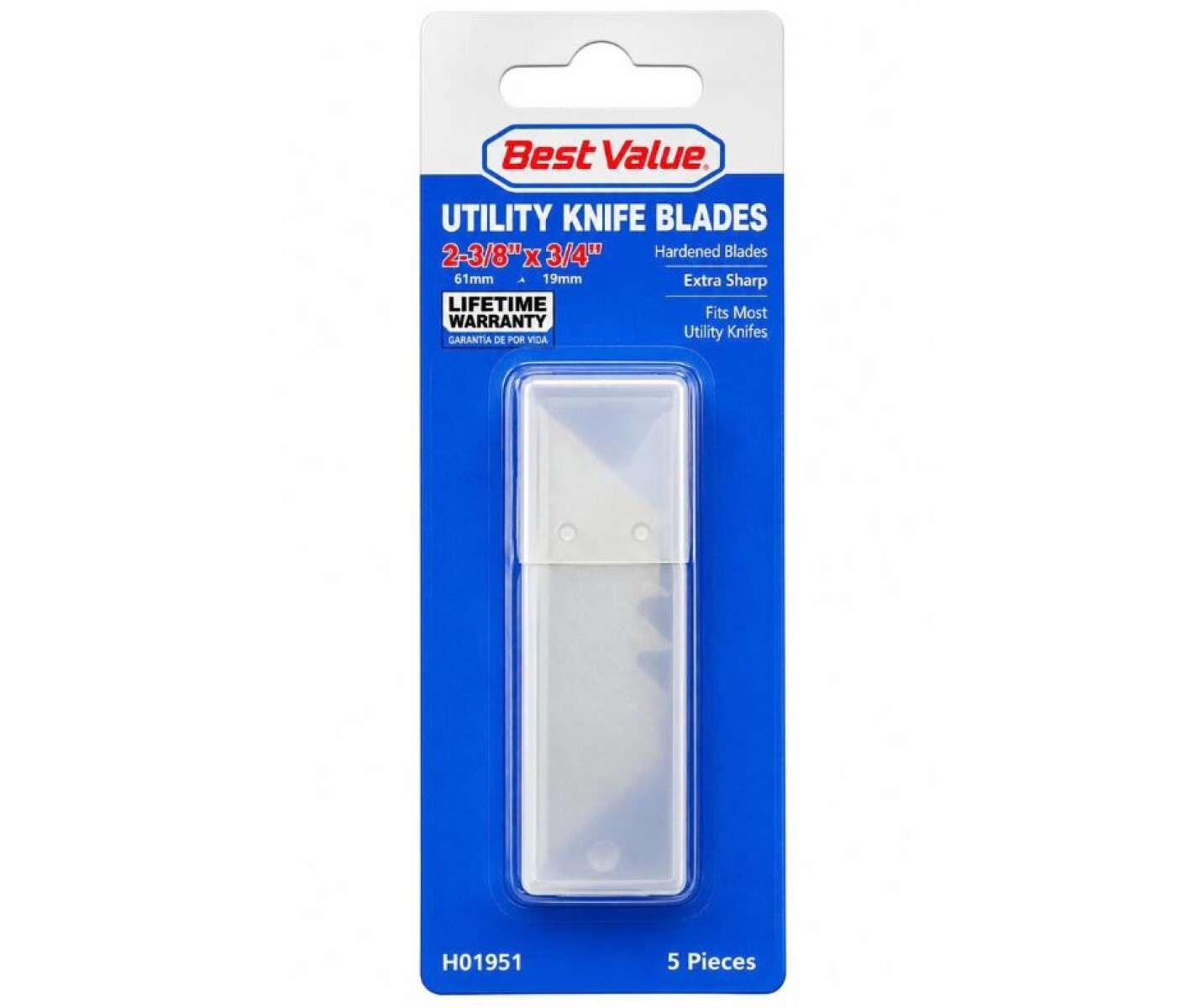 Hojas cortas de trincheta BEST VALUE 5 un 