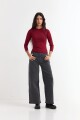 Remera m/l cuello a la base ROJO