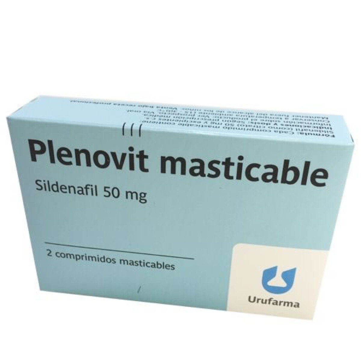 Plenovit 50 mg Masticable x2 Comprimidos – Suplemento Masticable Energizante