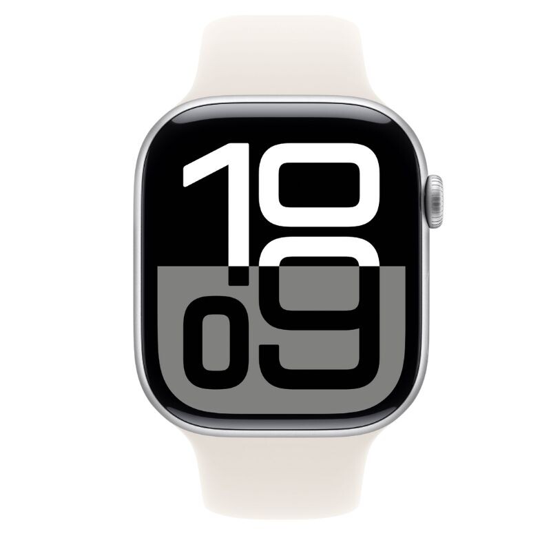 Apple Watch Series 10 46mm Silver Al Starlight SB M/L MWX03LW/A Apple Watch Series 10 46mm Silver Al Starlight SB M/L MWX03LW/A