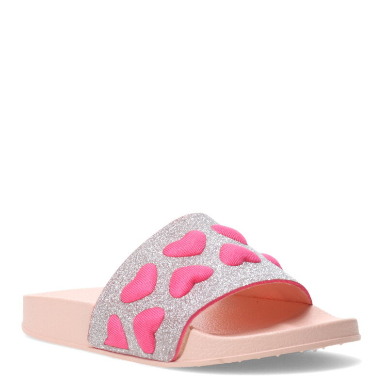 Sandalias de Niña MINI Miss Carol Brui Con Corazones Rosado
