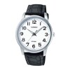Reloj Casio MTP1303L 7BVDF para hombre con correa de cuero Negro