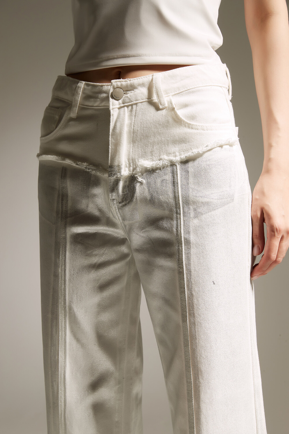 Pantalon Uppile Marfil / Off White