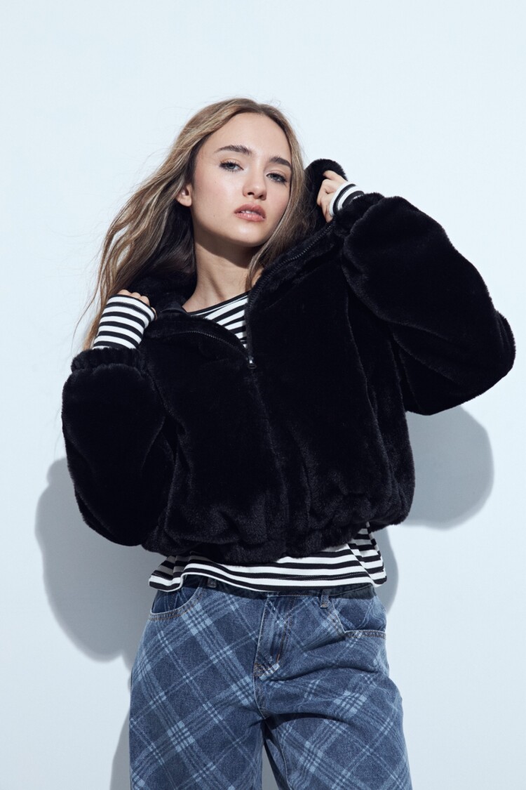 CAMPERA TIPPED Negro