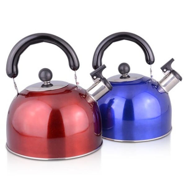Caldera 3 L acero inox color con silbato Caldera 3 L acero inox color con silbato