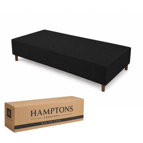 Sommier Smartbox HAMPTONS 1 plaza 90x190 Bronze NEGRO