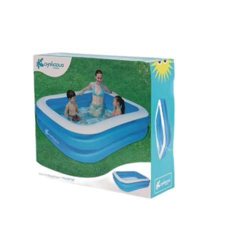 PISCINA INFLABLE DOBLE ALTURA 1.7M X 1,2 X 51CM PISCINA INFLABLE DOBLE ALTURA 1.7M X 1,2 X 51CM