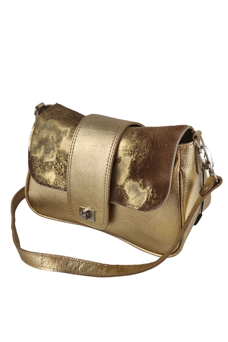 Cartera bandolera Dorado