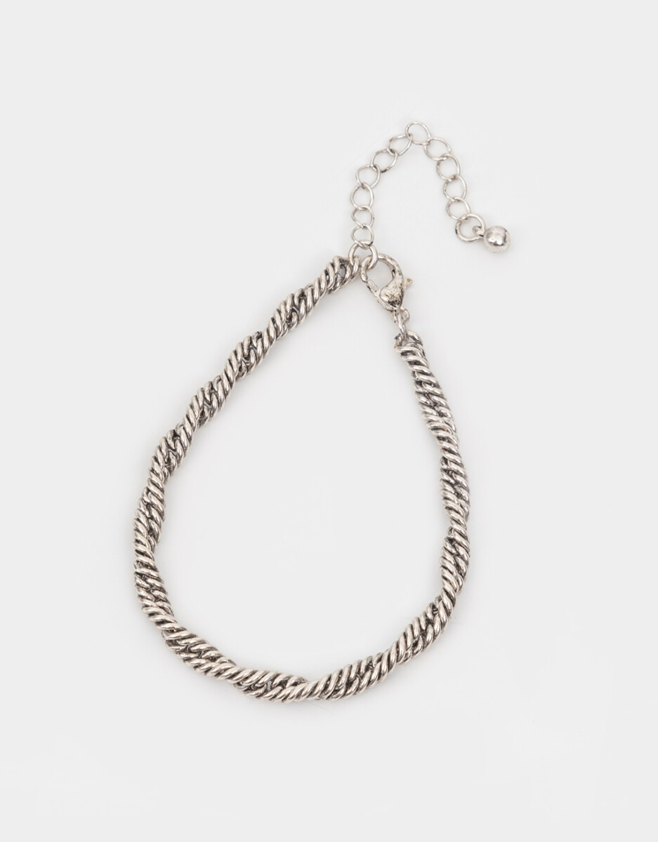 Pulsera Bañada En Plata 
