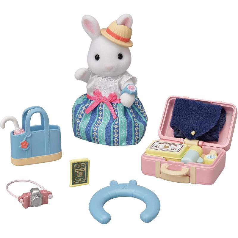 Sylvanian Families 5641 Set viaje de fin de semana - Emilia Conejo de Nieve - Sylvanian Families 5641 Set viaje de fin de semana - Emilia Conejo de Nieve -