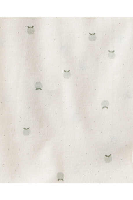 Pack cuatro mantas recibidoras de algodón, diseño frutas Pack cuatro mantas recibidoras de algodón, diseño frutas