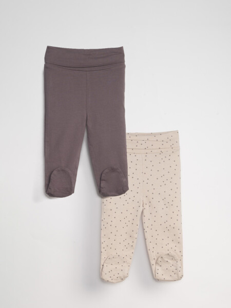 Pack x2 pelele Estrellas Beige