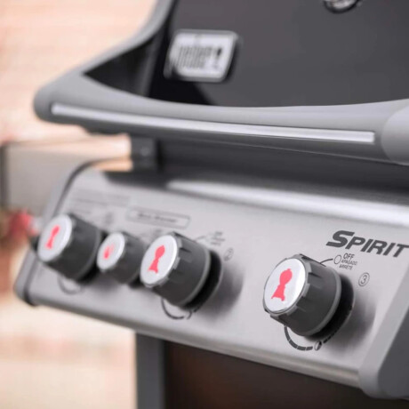 Barbacoa Weber Spirit a gas E330 Negro Y Acero
