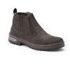 BOTIN TIMBO LOGO GRABADO MARRÓN OSCURO