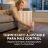 Estufa Radiador Aceite Panel Calefactor 600w Temp. Regulable Blanco