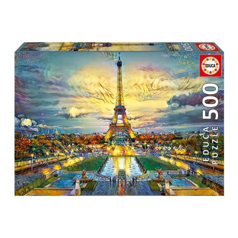 Puzzle Rompecabeza Torre Eiffel Paisaje 500 Piezas Educa Puzzle Rompecabeza Torre Eiffel Paisaje 500 Piezas Educa