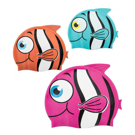 Gorra de Baño Natación Silicona p/Niños Little Buddy Bestway Fucsia