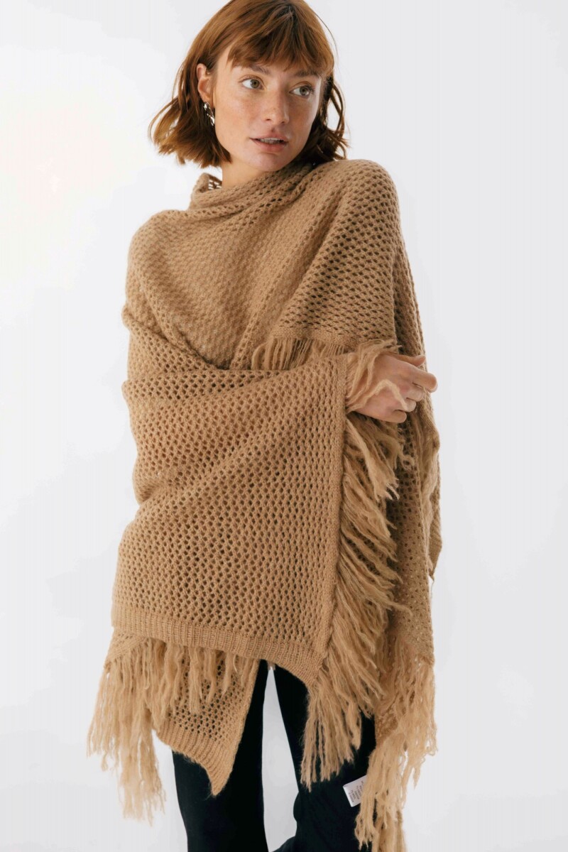 Ruana Helena Beige
