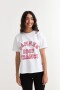 Remera m/c estampada colección Urbana BLANCO Y ROJO