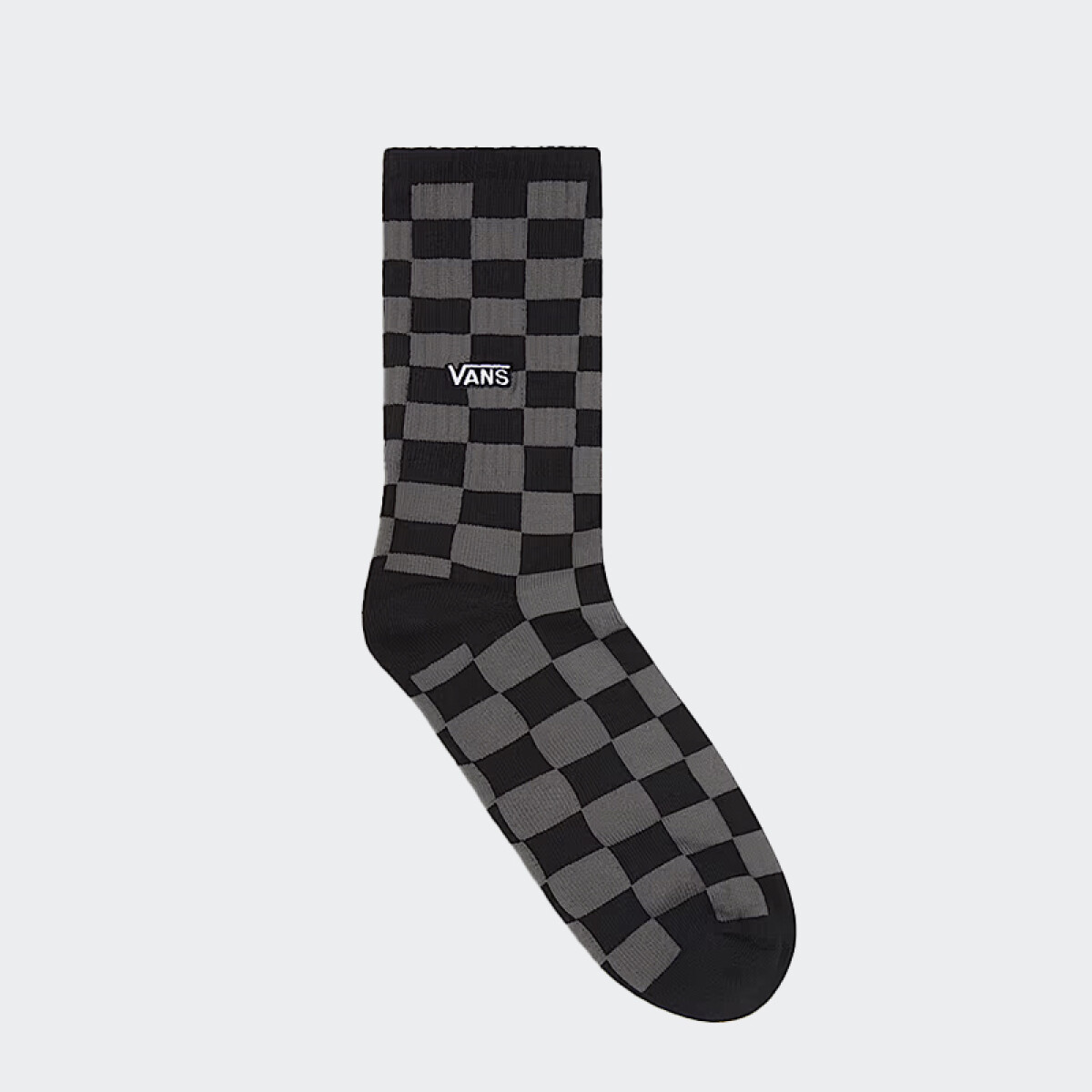 Medias Vans Checkerboard Crew - Negro 