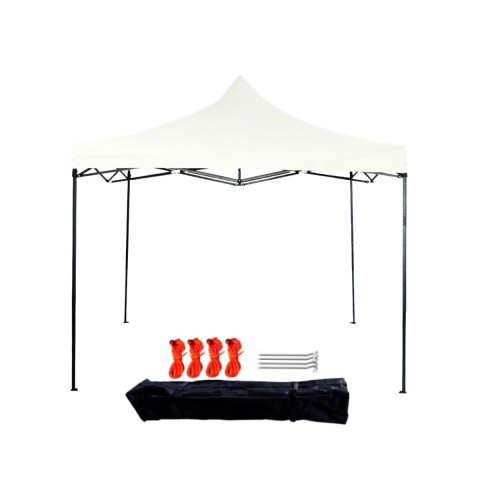 Gazebo Plegable 3x3 M Auto armable Toldo Playa Jardin Carpa Tela 600d IMBACK Color Blanco Gazebo Plegable 3x3 M Auto armable Toldo Playa Jardin Carpa Tela 600d IMBACK Color Blanco