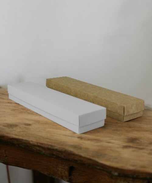Caja 12 - 7x32x4 cm. REVERSIBLE BLANCO MADERA