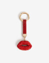 Llavero Strass Llavero Y Bag Charm Boca Strass - Rojo Medio
