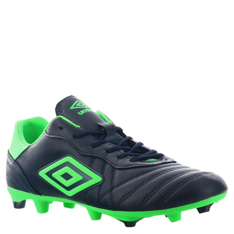 Championes de Fútbol 11 Hombre Umbro Touch FG Azul Marino - Verde