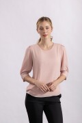 Blusa de Gasa. Rosa