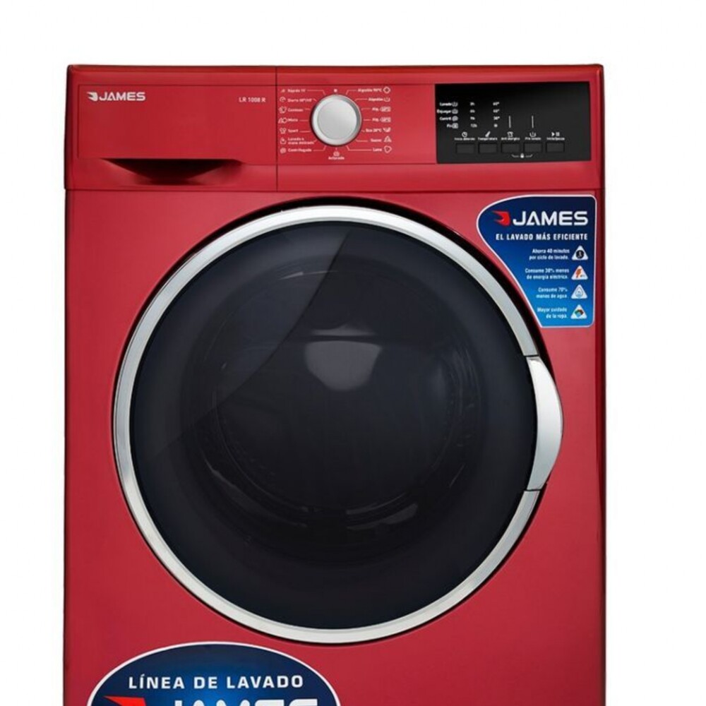 Lavarropa - JAMES 6 kg LR 1008 Rojo Lavarropa - JAMES 6 kg LR 1008 Rojo