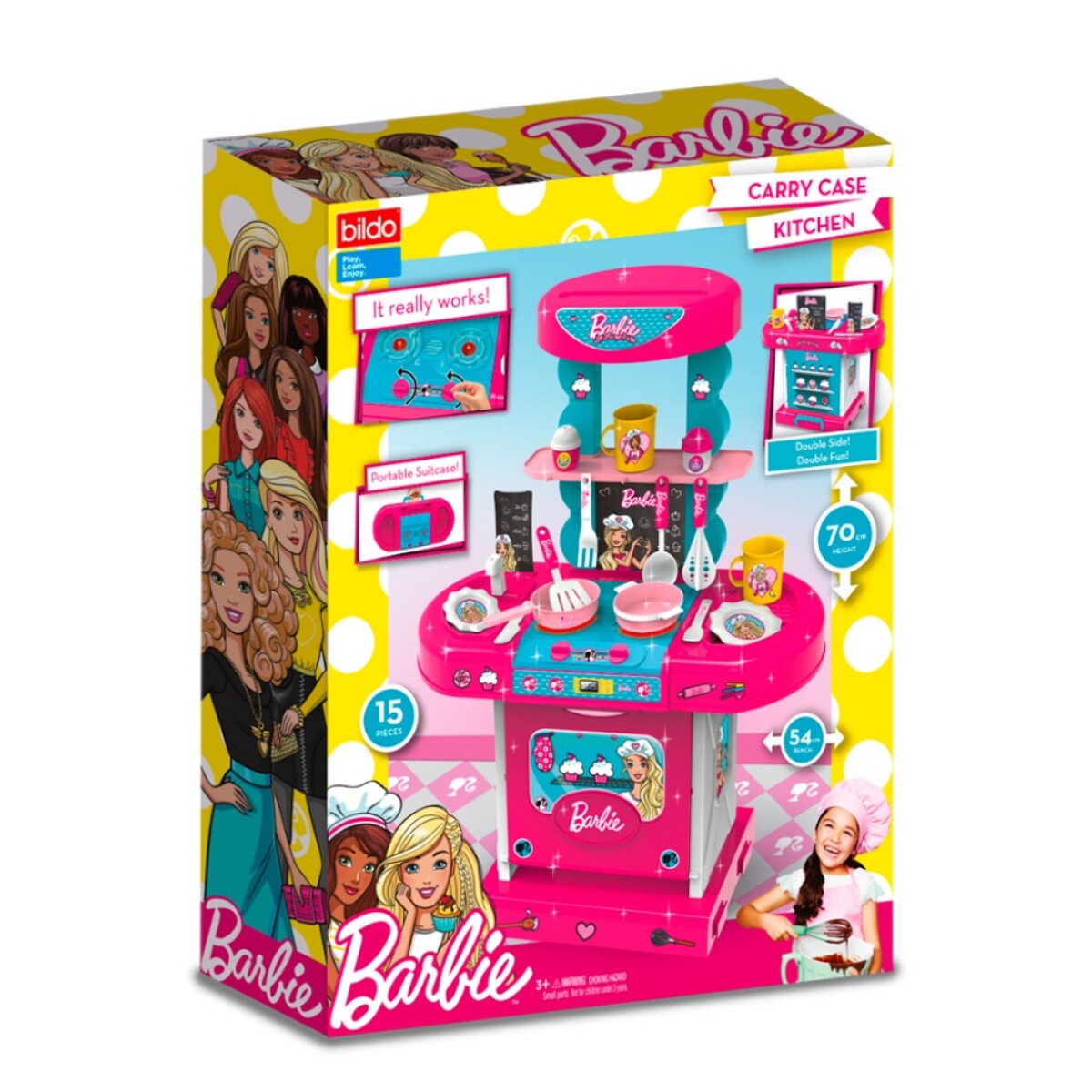 Set de Cocina Infantil Barbie Electrónica - 001 