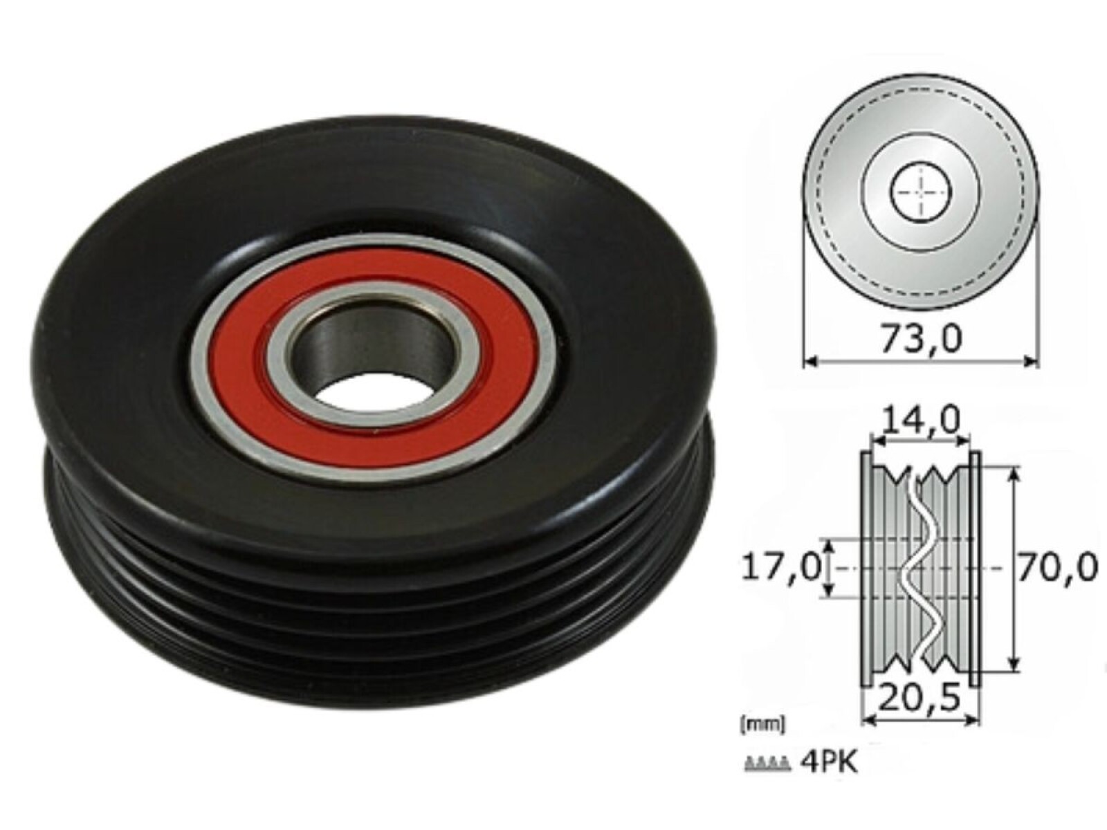 Tensor De La Correa Honda Crv Subaru Impreza/Forester/Outback 92-25 