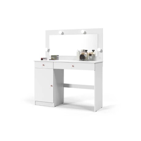 TOCADOR NATIVA CAMARIM DIAMANTE 1 PUERTA 2 CAJONES. WHITE TOCADOR NATIVA CAMARIM DIAMANTE 1 PUERTA 2 CAJONES. WHITE