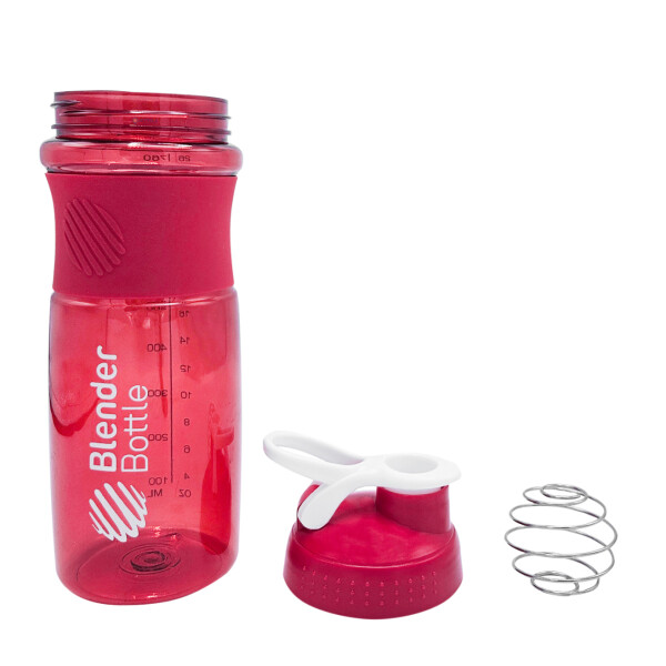 Caramañola Botella Deportiva Mezcladora Shaker Calidad Variante Color Rojo