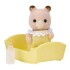 Sylvanian Families Bebe Hamster Con Cuna Figura Juguete Niño Sylvanian Families Bebe Hamster Con Cuna Figura Juguete Niño