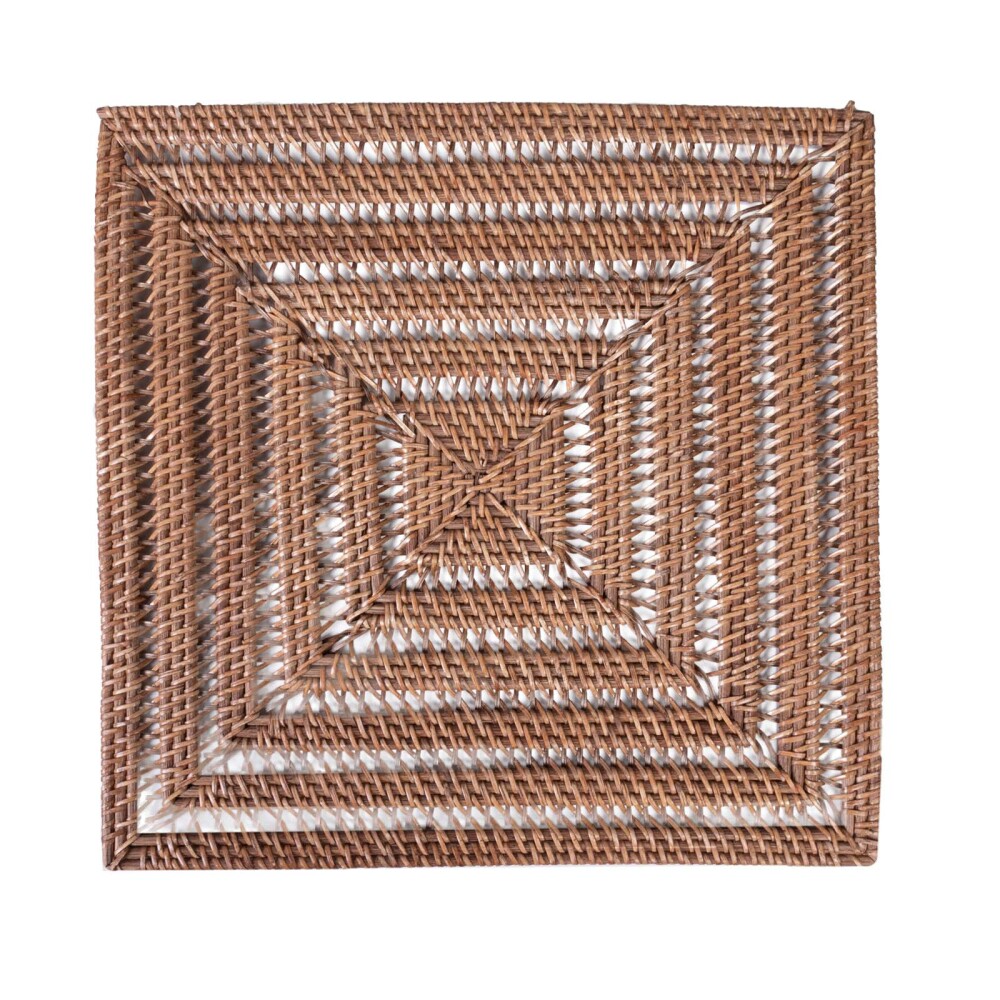 INDIVIDUAL RATTAN MARRON PRT 1717