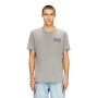 Polos Urbano Para Hombre T-Rawjust-V1 T-Shirt Gris Claro
