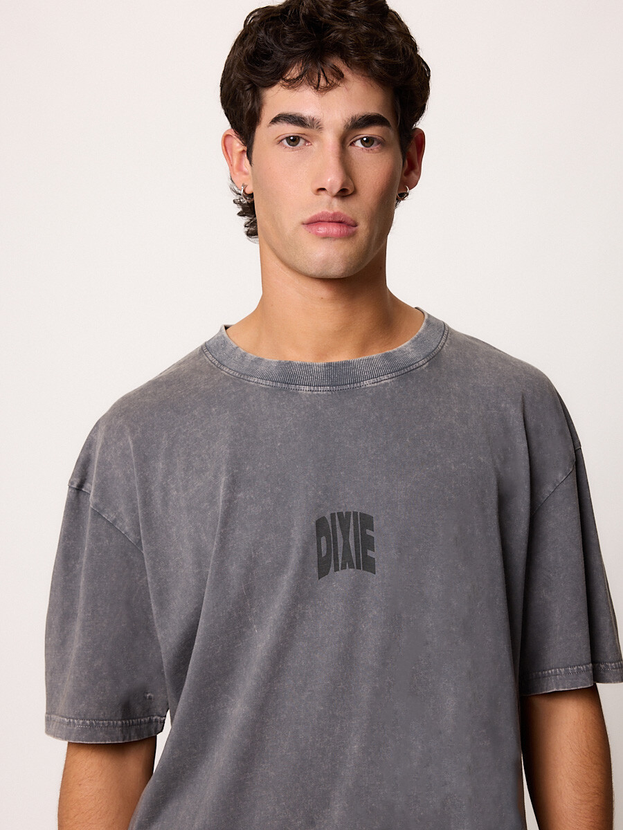 T-SHIRT M/C TRISHAR DIXIE Gris Piedra