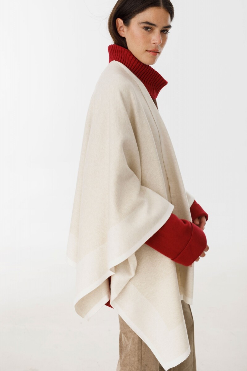 Ruana Line Beige/Crudo