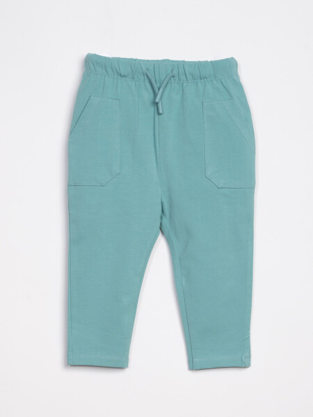 Pantalón Bolsillos Verde