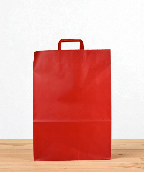 Bolsa lisa acuario 34x17x48 cm ROJO