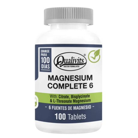 Magnesium Complete 6 100 Tabletas Magnesium Complete 6 100 Tabletas