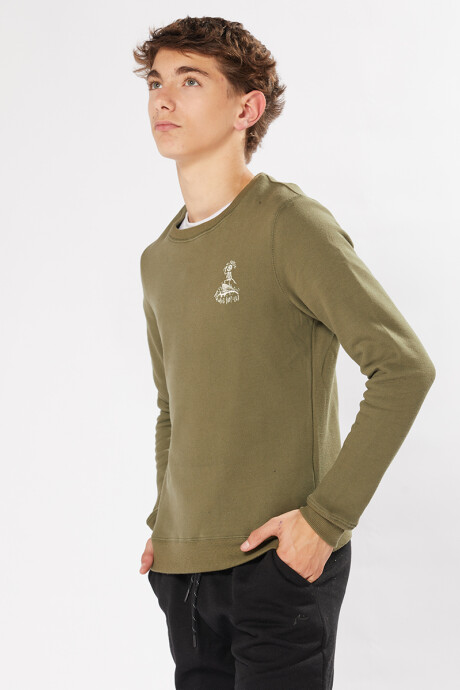 SWEATER LURO TEEN RUSTY Militar