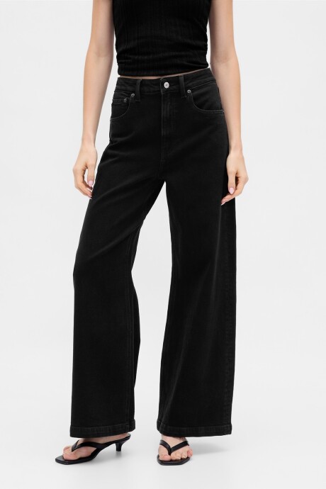 Jean Stride Mujer Black 22