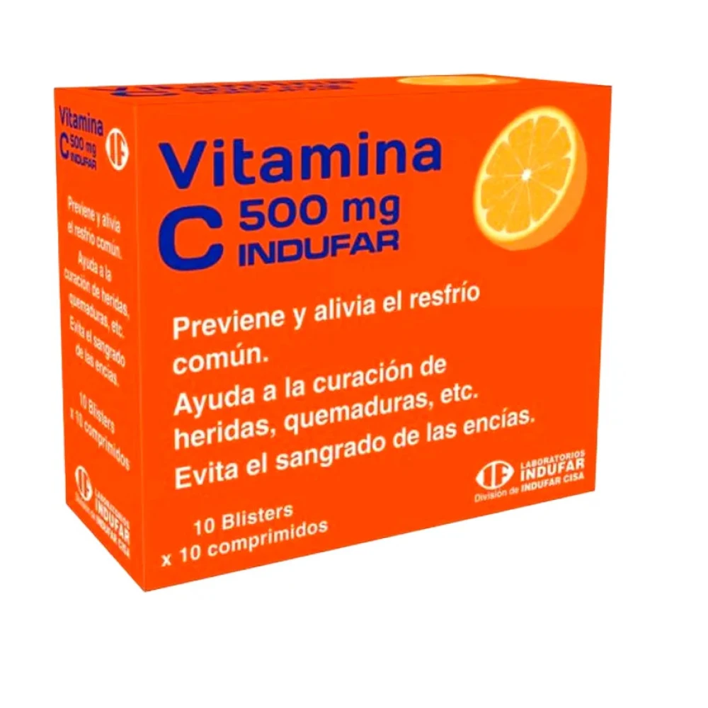 VITAMINA C 500 MG. COMP. EXHIB. X 10 TIR