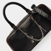 Cartera de Mano The Charmy Gang En Cuero Brush Off Negro
